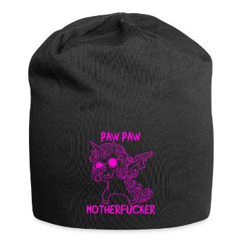 Paw Paw Unicorn - Jersey-Beanie - Schwarz - Vorne