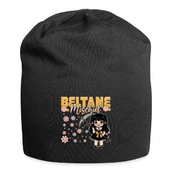 Beltane Mischief Célébrations du 1er mai Paganisme - Bonnet en jersey - noir - Devant