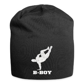 Breakdance B-Boy Street Dance Hip Hop - Jersey Beanie - black - Front