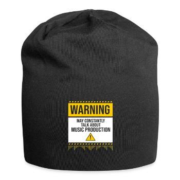 Keyboard DJ Djing Label - Jersey Beanie - black - Front
