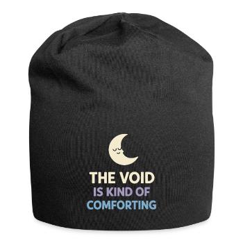Existenzieller Humor, Nihilismus, Humor, - Jersey-Beanie - Schwarz - Vorne