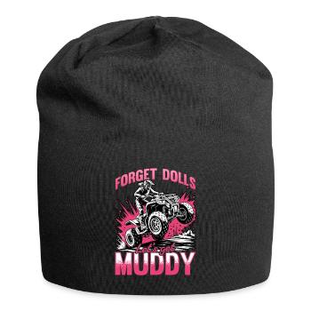 Quad ATV Femme Fille Quad Quad - Bonnet en jersey - noir - Devant