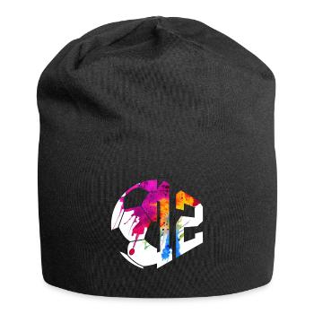 NON. 12e FOOTBALLEUR NUMÉRO 12 FOOTBALL 12E ANNIVERSAIRE - Bonnet en jersey - noir - Devant