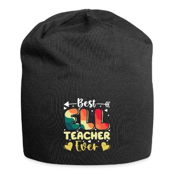 ELL-Lehrer englische Sprache - Jersey-Beanie - Schwarz - Vorne