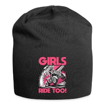 Quad ATV Femme Fille Quad Quad - Bonnet en jersey - noir - Devant