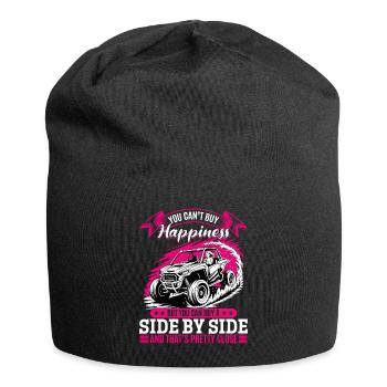 UTV Fille tout-terrain Femme 4 roues côte à côte - Bonnet en jersey - noir - Devant