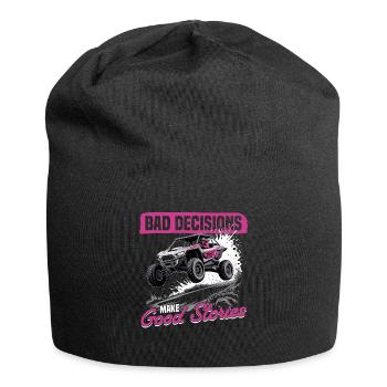 UTV Fille tout-terrain Femme 4 roues côte à côte - Bonnet en jersey - noir - Devant