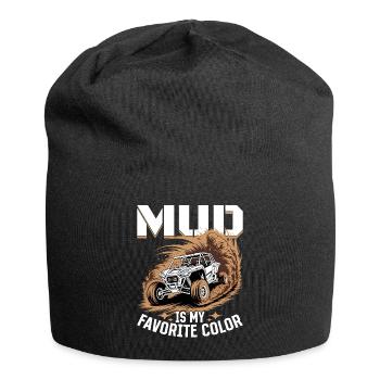 UTV Off Road Boy Men 4 Wheeler Side by side - Jersey Beanie - black - Front