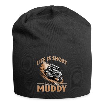 UTV Tout-Terrain Boy Men 4 Wheels Side by Side - Bonnet en jersey - noir - Devant