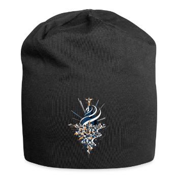 Rio de Janeiro Skyline Christ the Redeemer Statue - Jersey Beanie - black - Front