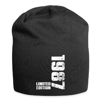 39 Year Old 1987 Man Woman Birthday Gift - Jersey Beanie - black - Front