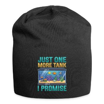 Aquarium Spruch Fisch Tank Humor Aquaristik - Jersey-Beanie - Schwarz - Vorne