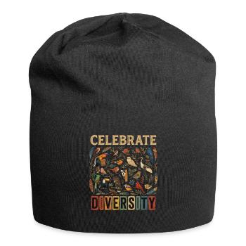 Diversité des oiseaux Diversité de la nature Diversité des oiseaux Cadeau - Bonnet en jersey - noir - Devant