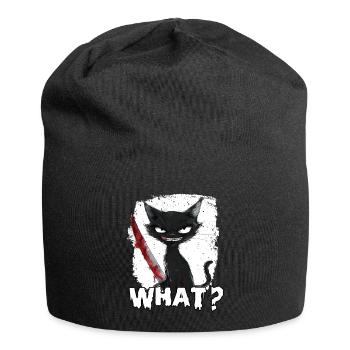 Halloween Decoration Horror Rabbit Holder Gift - Jersey Beanie - black - Front