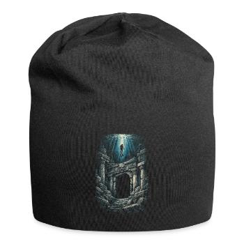 Apnoetauchen Freitauchen - Jersey-Beanie - Schwarz - Vorne