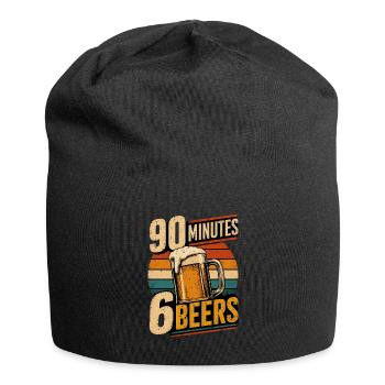 90 minutes 6 bières - Bonnet en jersey - noir - Devant