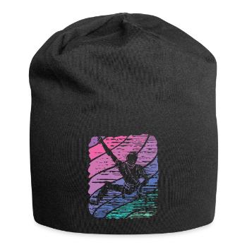 Boulderer Boulder Bouldern - Jersey-Beanie - Schwarz - Vorne