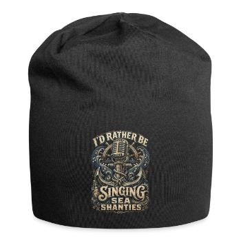 Shanty Choir Sea shanties - Jersey Beanie - black - Front