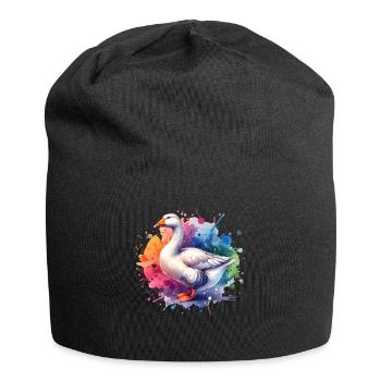 Pilgrim Goose Gift - Jersey Beanie - black - Front