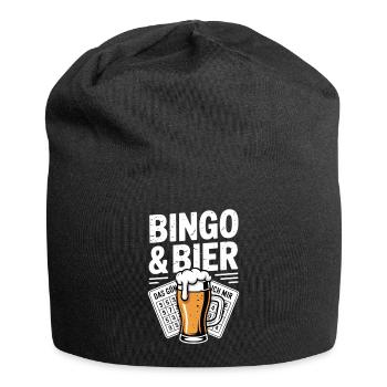 Bingo Player Bingo & Bier Das Gönn Ich Mir Bingo - Jersey-Beanie - Schwarz - Vorne