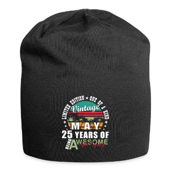 Vintage May 25 Years Jubilation - Jersey Beanie - black - Front