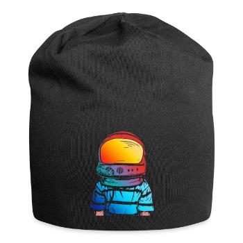 Astronaut Dream Gift for Kids - Jersey Beanie - black - Front
