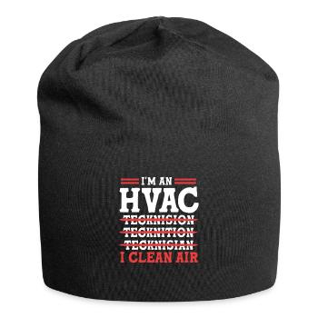 Heating Air Conditioning Technician Technician Refrigeration Technician - Jersey Beanie - black - Front