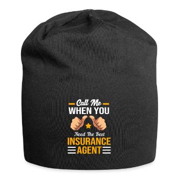 Insurance Insurance Agent - Jersey Beanie - black - Front