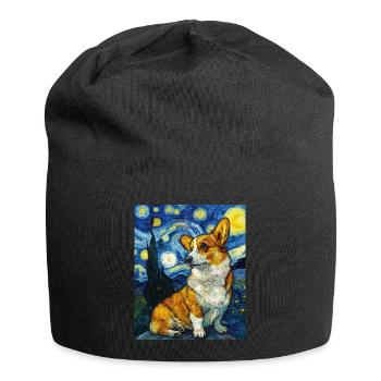 Corgi gallois Pembroke - Bonnet en jersey - noir - Devant