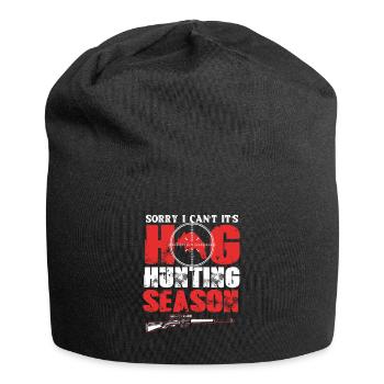 boar - Jersey Beanie - black - Front