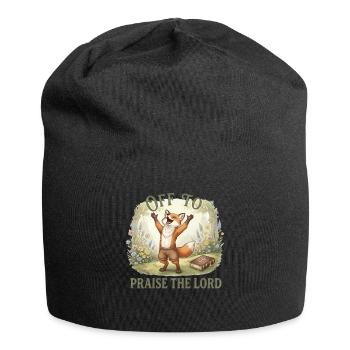 To praise the Lord Christian Fuchs - Jersey Beanie - black - Front