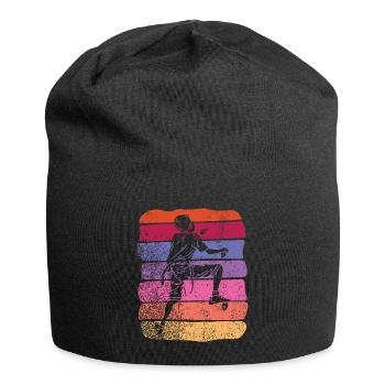 Boulderer Boulder Bouldern - Jersey-Beanie - Schwarz - Vorne
