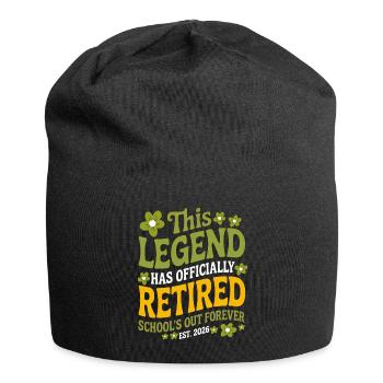 teacher Retirement Gifts for Teachers Retirement - Bonnet en jersey - noir - Devant