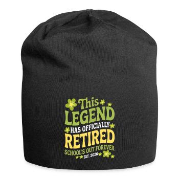 teacher Retirement Gifts for Teachers Retirement - Bonnet en jersey - noir - Devant