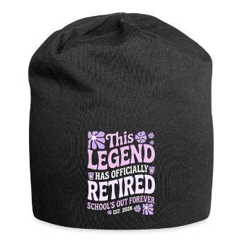 teacher Retirement Gifts for Teachers Retirement - Bonnet en jersey - noir - Devant