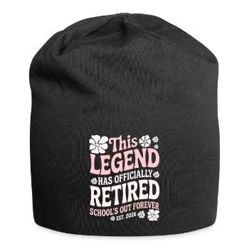 teacher Retirement Gifts for Teachers Retirement - Bonnet en jersey - noir - Devant