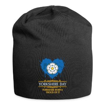 Yorkshire Day Yorkshire Proud Of Northern England - Jersey Beanie - black - Front