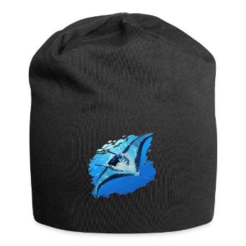 Raies Manta Raies - Bonnet en jersey - noir - Devant