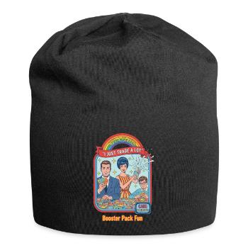Je ne suis pas un joueur, j’échange juste beaucoup de boosters pour le plaisir - Bonnet en jersey - noir - Devant