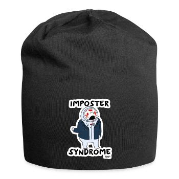 Imposter Syndrome Astronaut - Jersey Beanie - black - Front