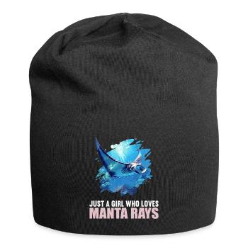 Raies Manta Raies - Bonnet en jersey - noir - Devant