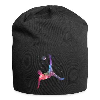 Soccer Soccer Players Space Kids Soccer Players - Jersey Beanie - black - Front
