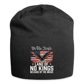 We The People No Kings Patriotic USA - Jersey Beanie - black - Front