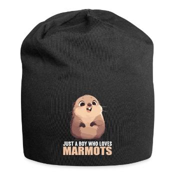 Murmeltiere Murmeltier - Jersey-Beanie - Schwarz - Vorne