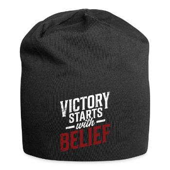 Victory Starts with Belief - Jersey Beanie - black - Front