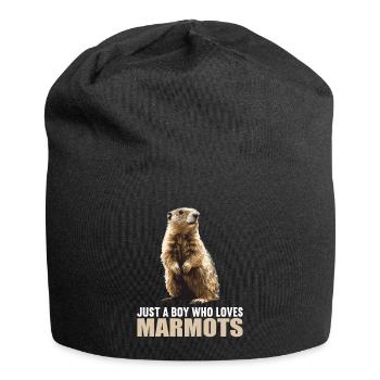 Murmeltiere Murmeltier - Jersey-Beanie - Schwarz - Vorne