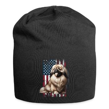 Pekingese US Pekinese - Jersey Beanie - black - Front