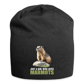 Murmeltiere Murmeltier - Jersey-Beanie - Schwarz - Vorne
