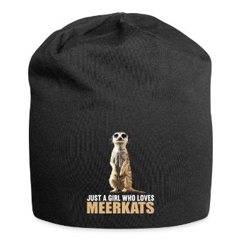 Meerkat Erdmännchen - Jersey Beanie - black - Front