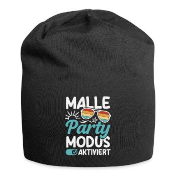 Malle Party Modus Mallorca Urlaub Gruppen - Jersey-Beanie - Schwarz - Vorne